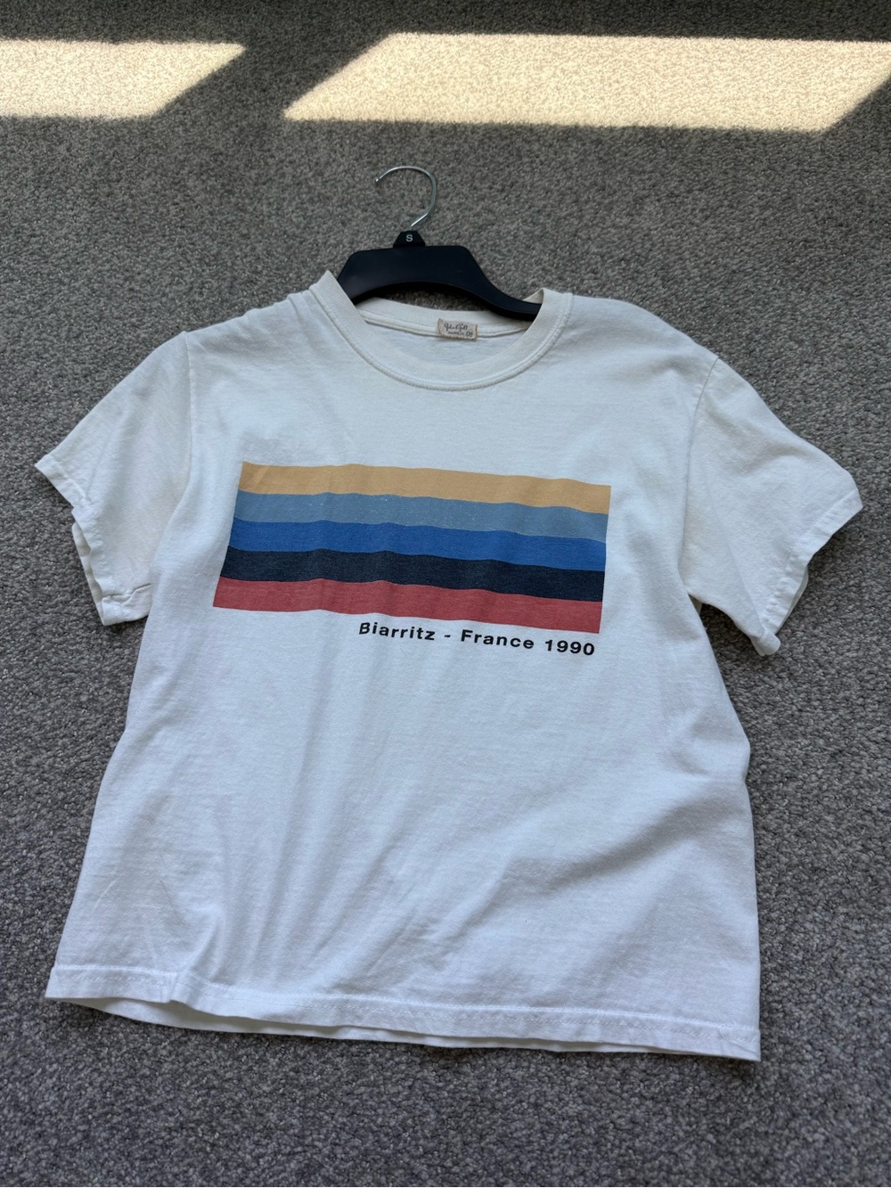 Brandy Melville Off-White Crewneck Tee